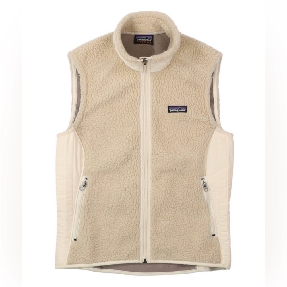Patagonia Cream Fleece Vest